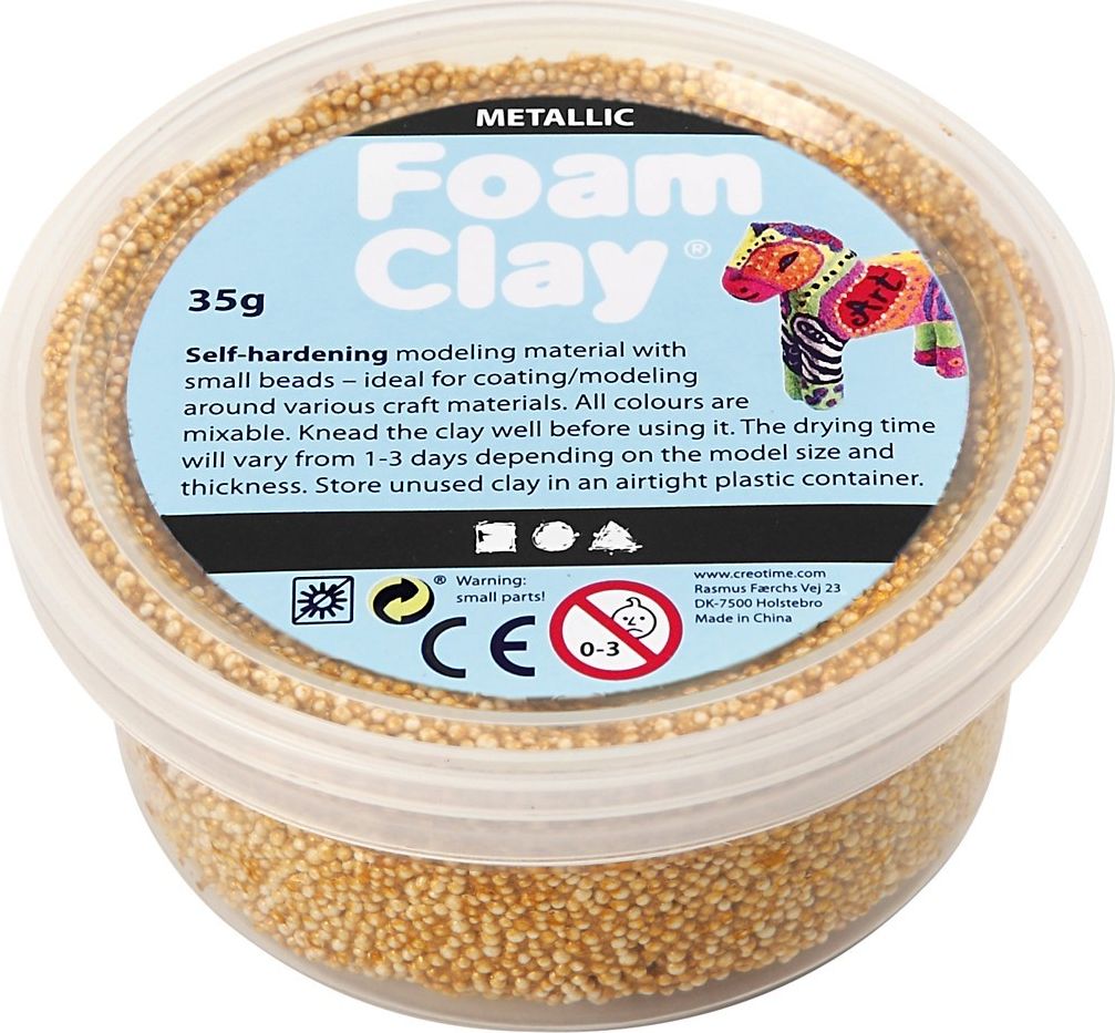 Creativ Company Masa Foam Clay Złota 35 g