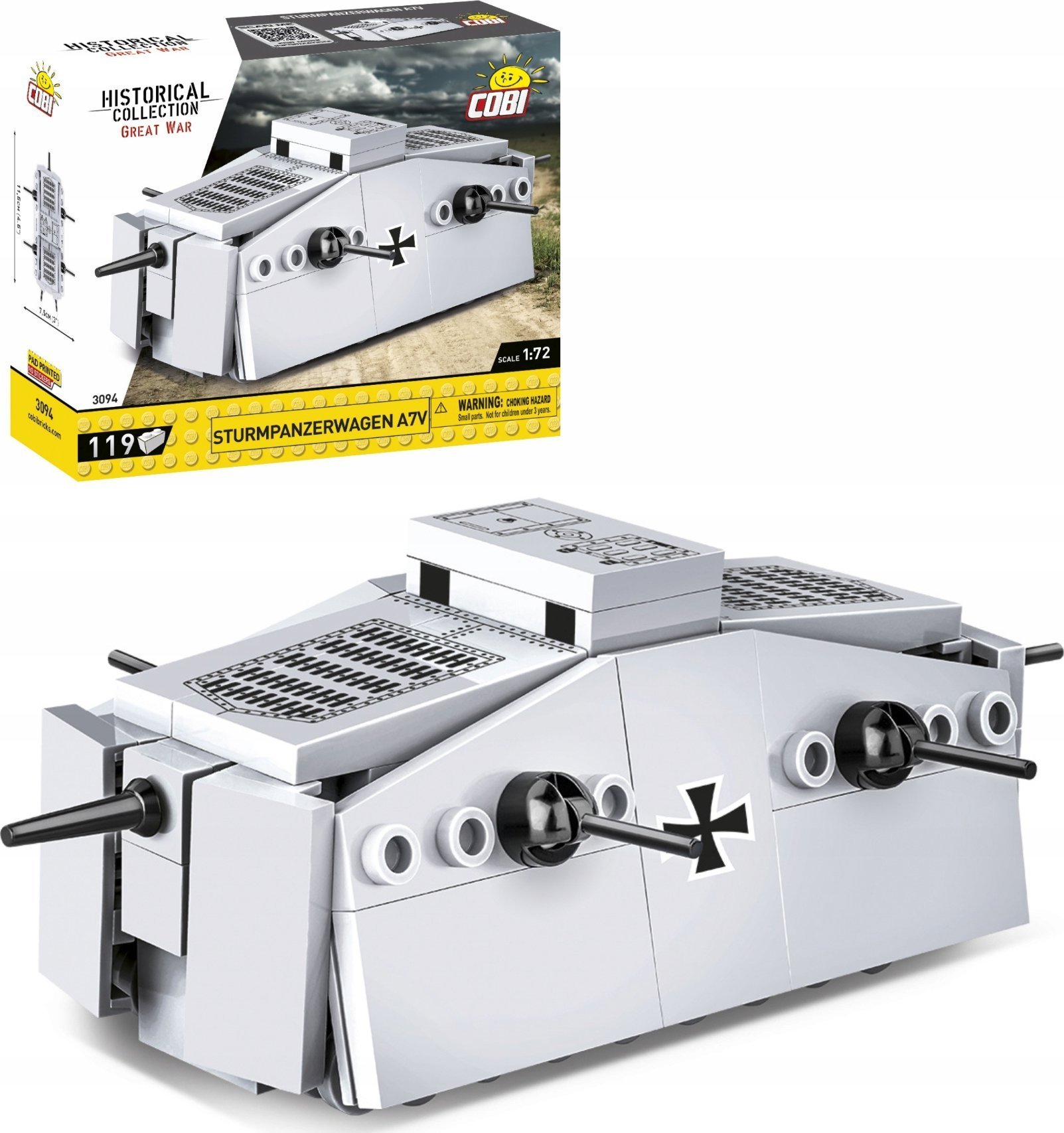 Cobi Klocki Sturmpanzerwagen A7V