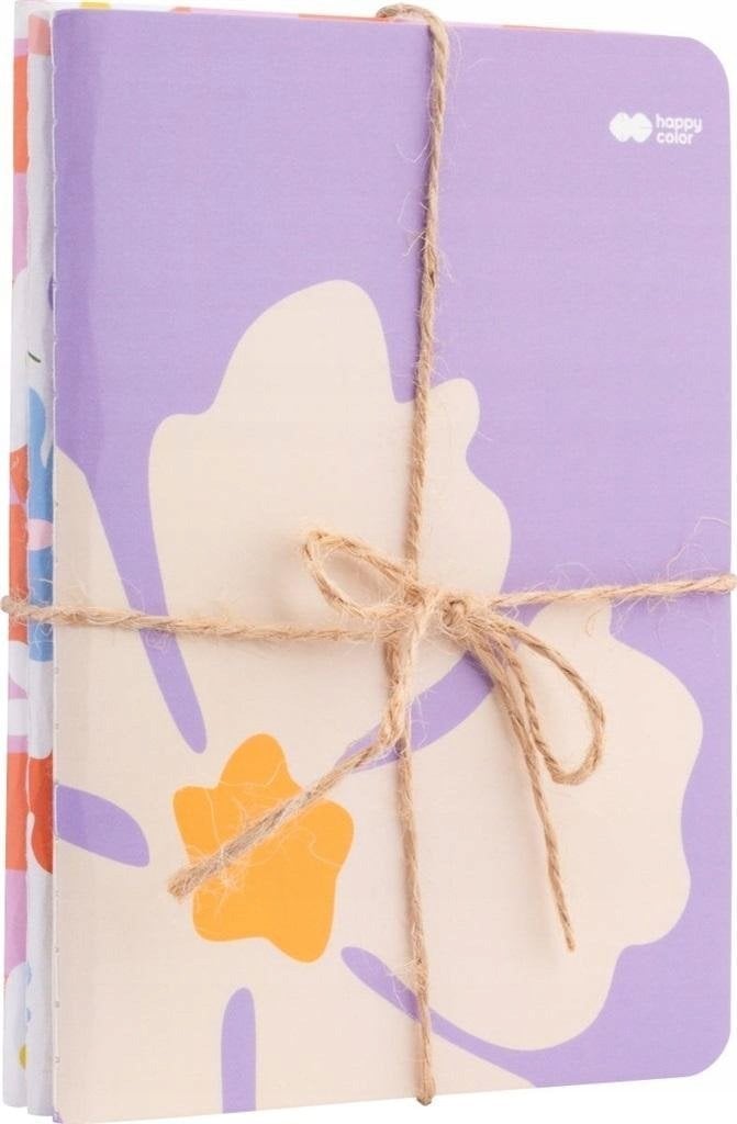 Happy Color Notes szyty A6/32K Bloom pastel (3szt) HAPPY COLOR