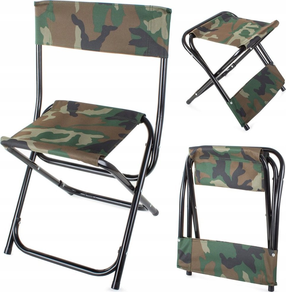 Verk KRZESŁO WĘDKARSKIE TURYSTYCZNE SKŁADANE MORO DUŻE