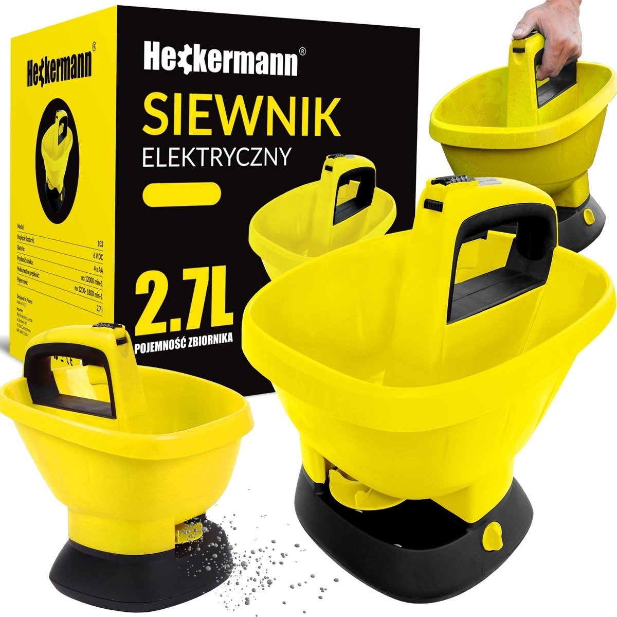 Heckermann Automatyczny siewnik bezprzewodowy (NX9103)