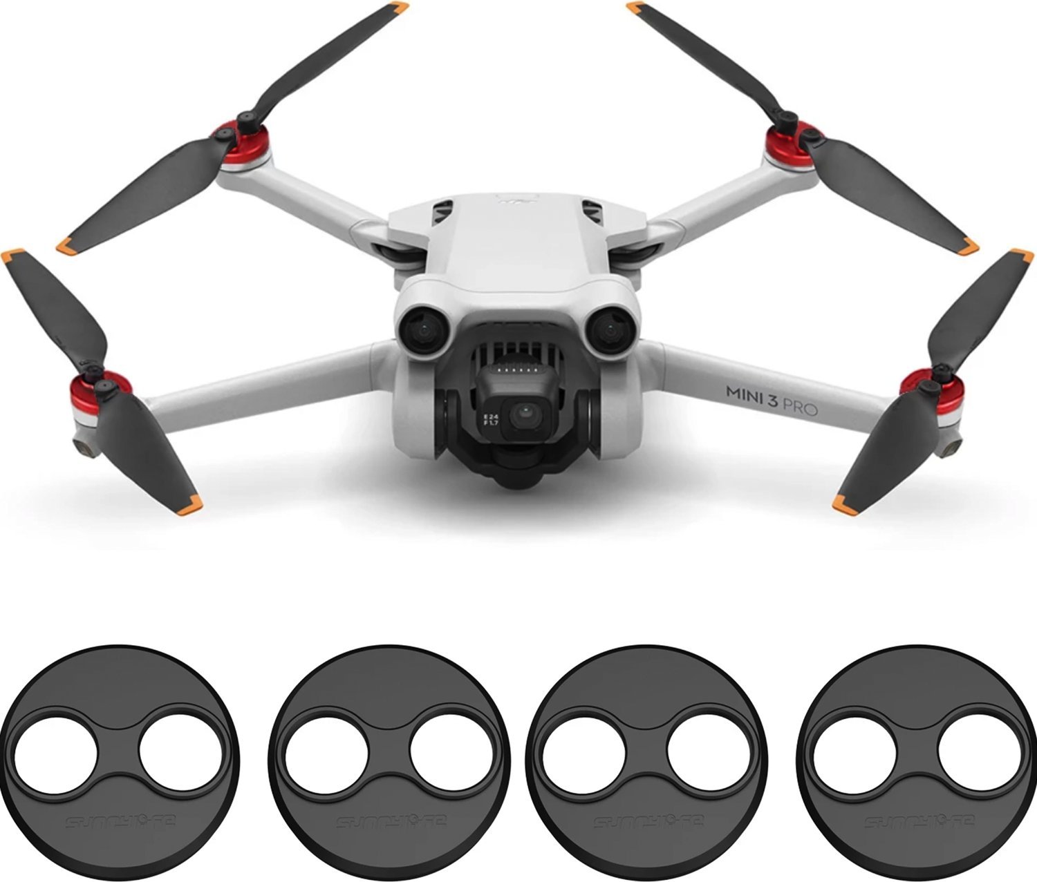 SunnyLife OSŁONY ZAŚLEPKI SILNIKÓW DO DJI MAVIC MINI / 2 / SE / 3 / 3 PRO / 4 PRO - CZARNE