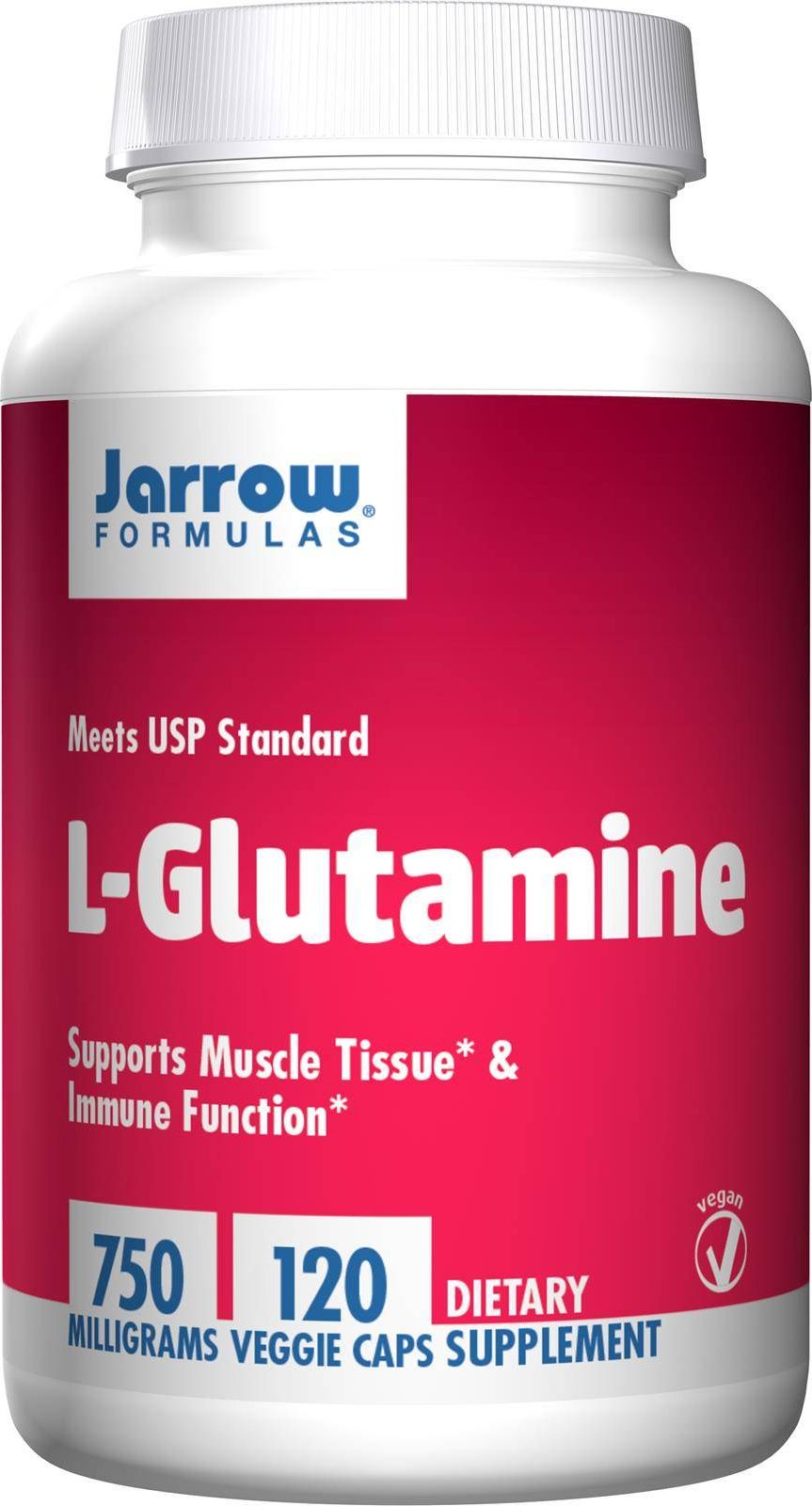 JARROW FORMULAS Jarrow Formulas - L-Glutamina, 750mg, 120 vkaps