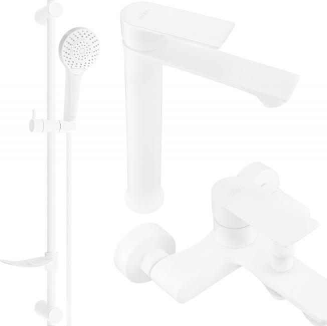 Bateria wannowa Mexen Mexen Royo DF05 zestaw wannowy, biały - 72213DF05-20