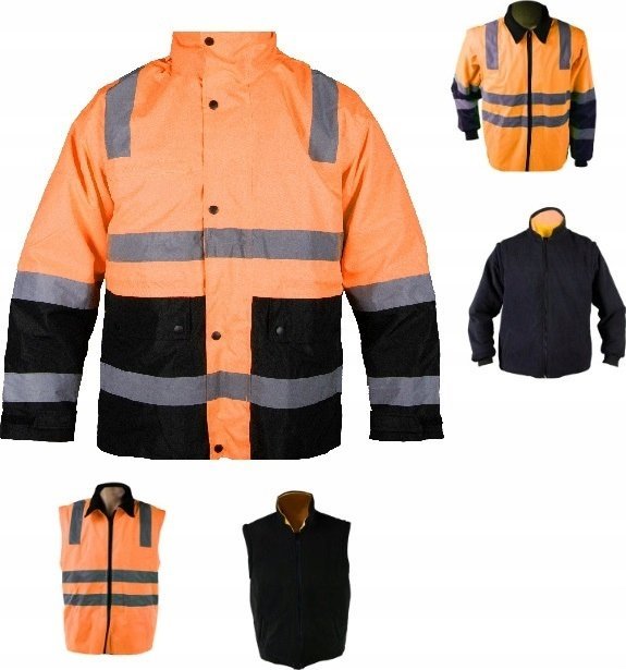 Kurtka rob. zimowa Aurora LB-J15 6in1 Orange XL