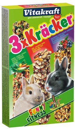 Vitakraft KRACKER 3SZT D/KROLIKA MIX WARZYWA