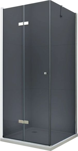 Mexen Mexen Lima kabina prysznicowa składana 70 x 110 cm, grafit, chrom - 856-070-110-01-40