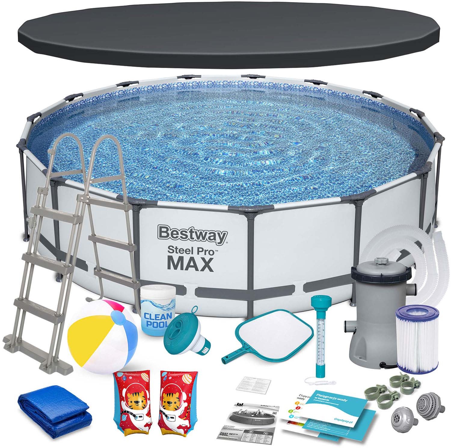 Bestway Basen stelażowy Steel Pro Max 457cm 18w1 (56488)