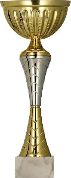 Victoria Sport Puchar metalowy złoto - srebrny