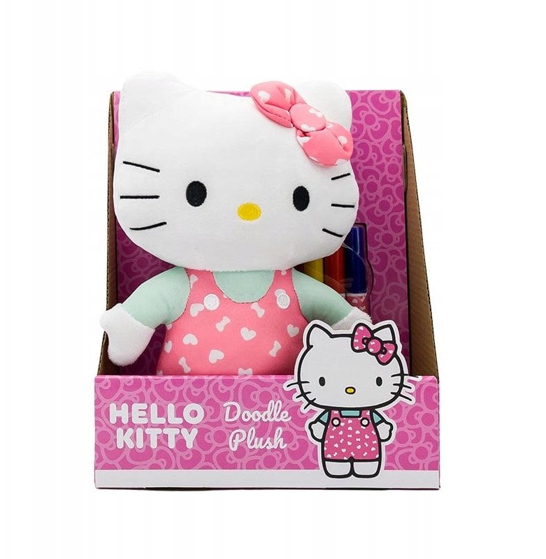 *****HELLO KITTY 25cm do malowania/różowa 65576