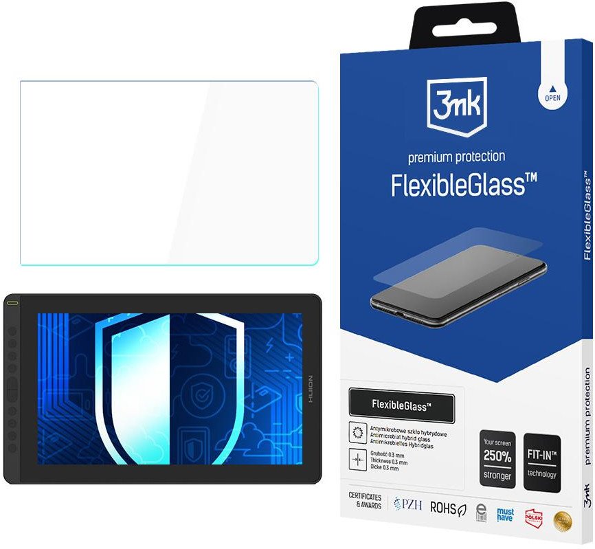 HUION KAMVAS 16 - UP TO 19 3MK FLEXIBLEGLASS