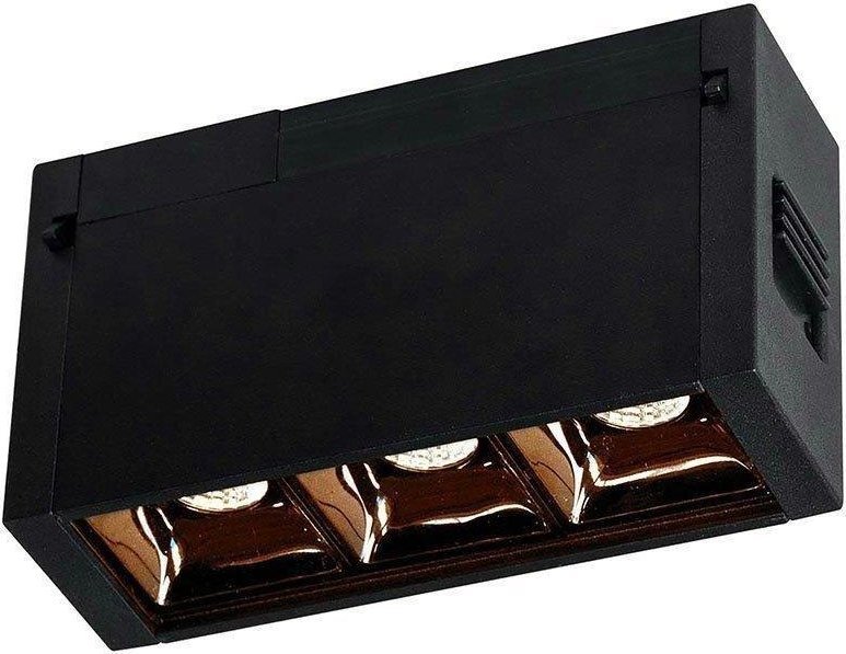 V-TAC Oprawa Szynosystem Magnetyczny 24V V-TAC 3W LED Czarna CRI90+ UGR19 VT-4143 4000K 240lm 3 Lata Gwarancji