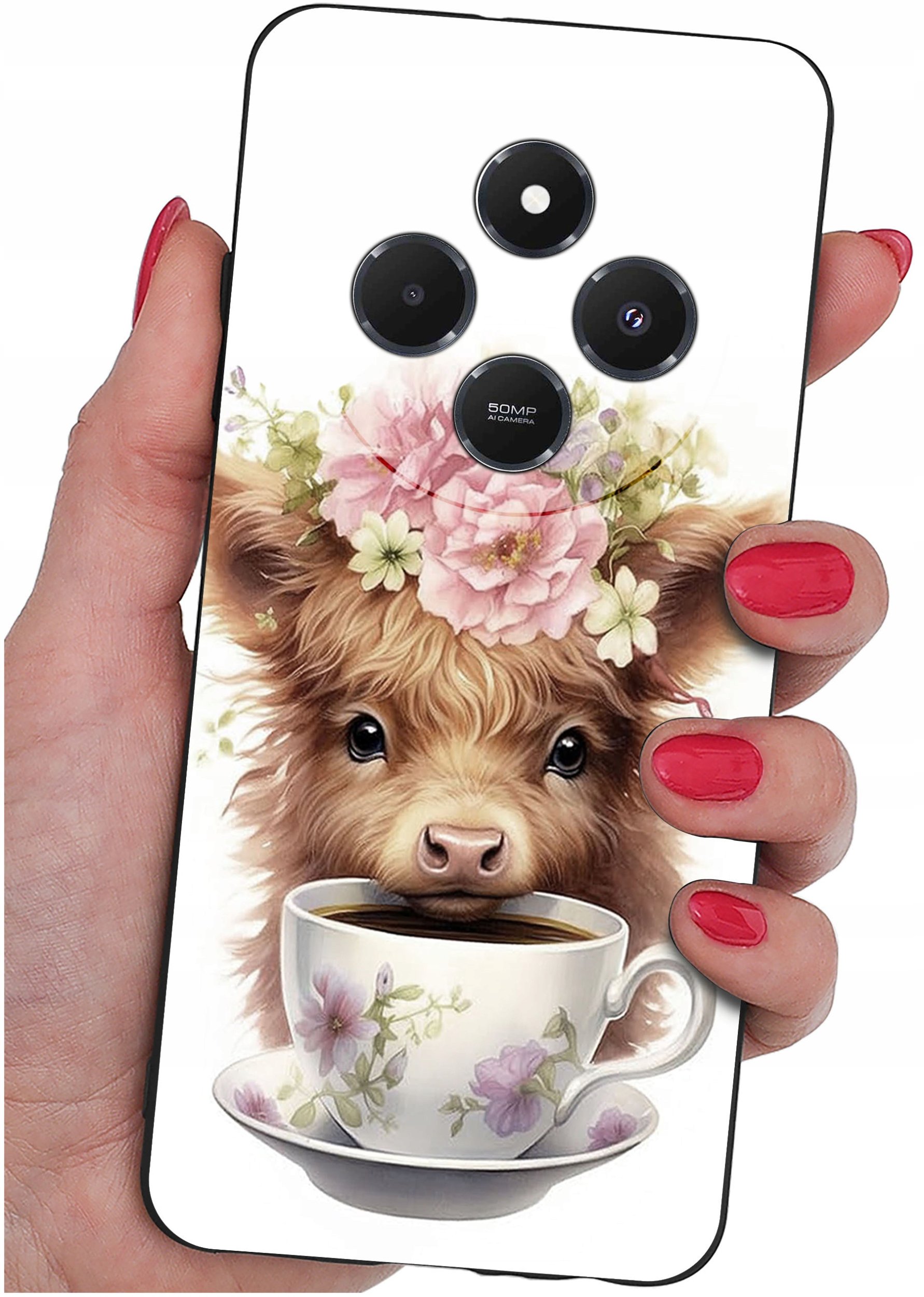 Etui do Xiaomi Redmi 14C WZORY |SILIKONOWE MATT CASE + SZKŁO 9H