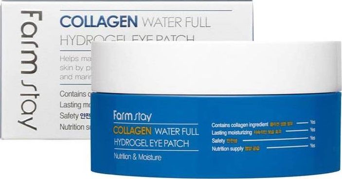Farmstay Collagen Water Full Hydrogel Eye Patch kolagenowe hydrożelowe płatki pod oczy 60szt
