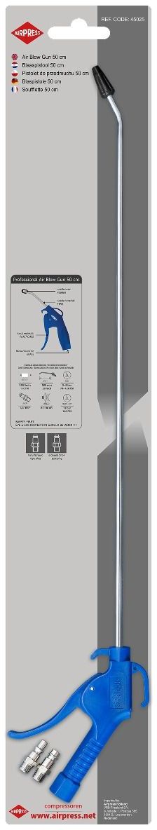 Airpress Pistolet do przedmuchiwania z długą dyszą (45025)