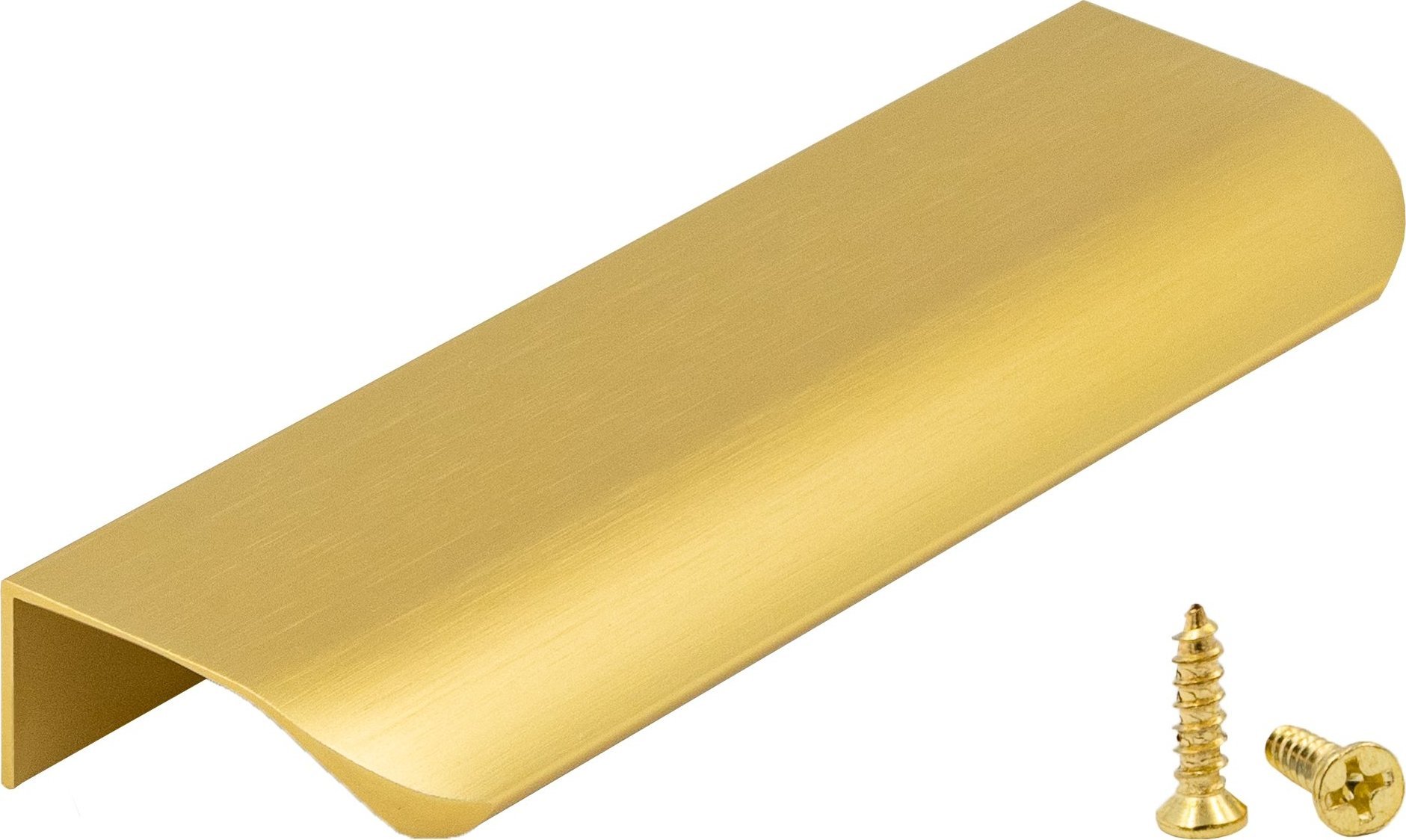 Szchara UCHWYT MEBLOWY ZŁOTY KRAWĘDZIOWY DO MEBLI MAT