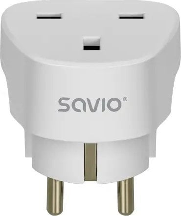 Savio Adapter podróżny AP-02, gniazdo UK – wtyk EU