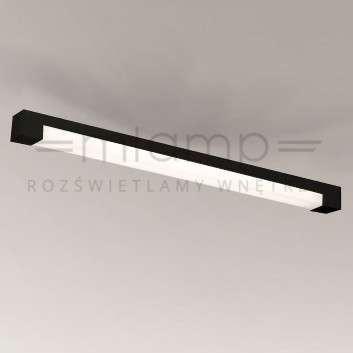 Lampa sufitowa Shilo Plafon LAMPA sufitowa SUMOTO 8081 Shilo prostokątna OPRAWA natynkowa LISTWA do łazienki IP44 belka czarna
