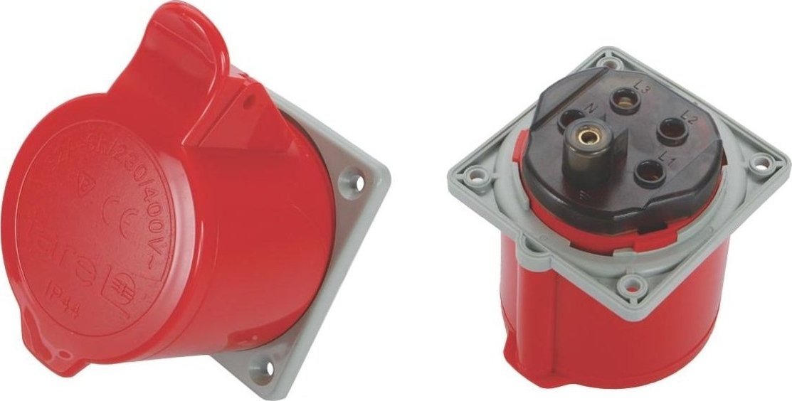 Tarel Gniazdo tablicowe proste 16A 400V 5p - Tarel