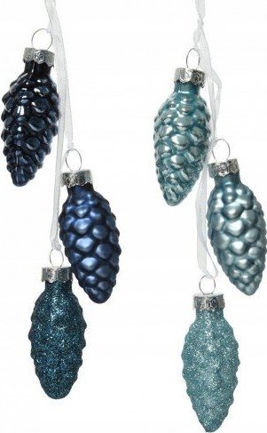 Kaemingk Bombki choinkowe świąteczne ozdobne szyszki 3 szt.