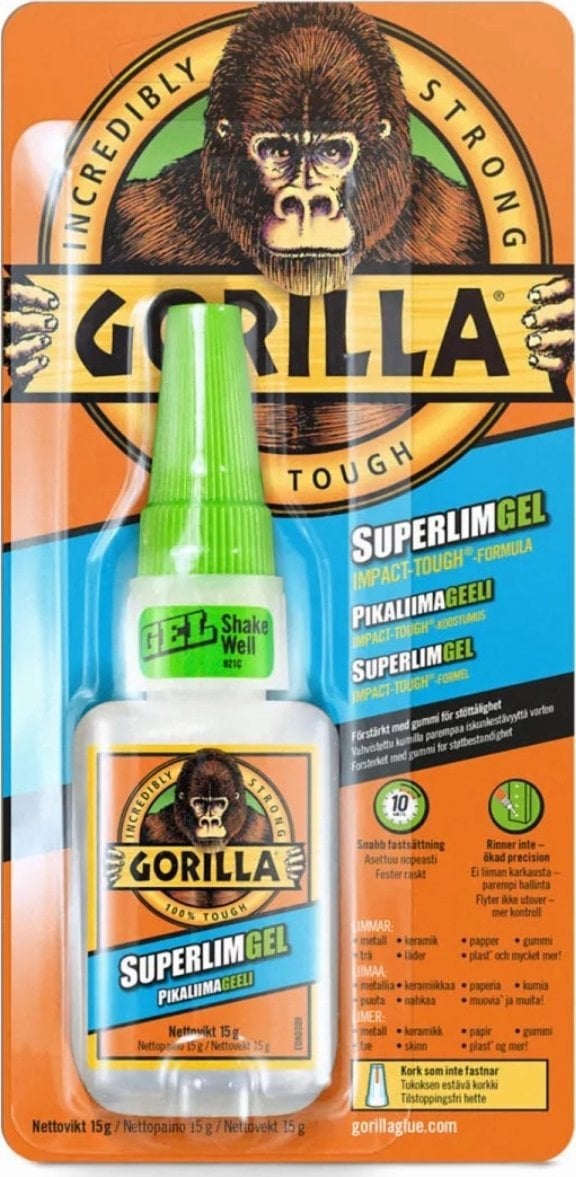 Gorilla Sports Gorilla Super Lim / Glue - Gel - 15 g.