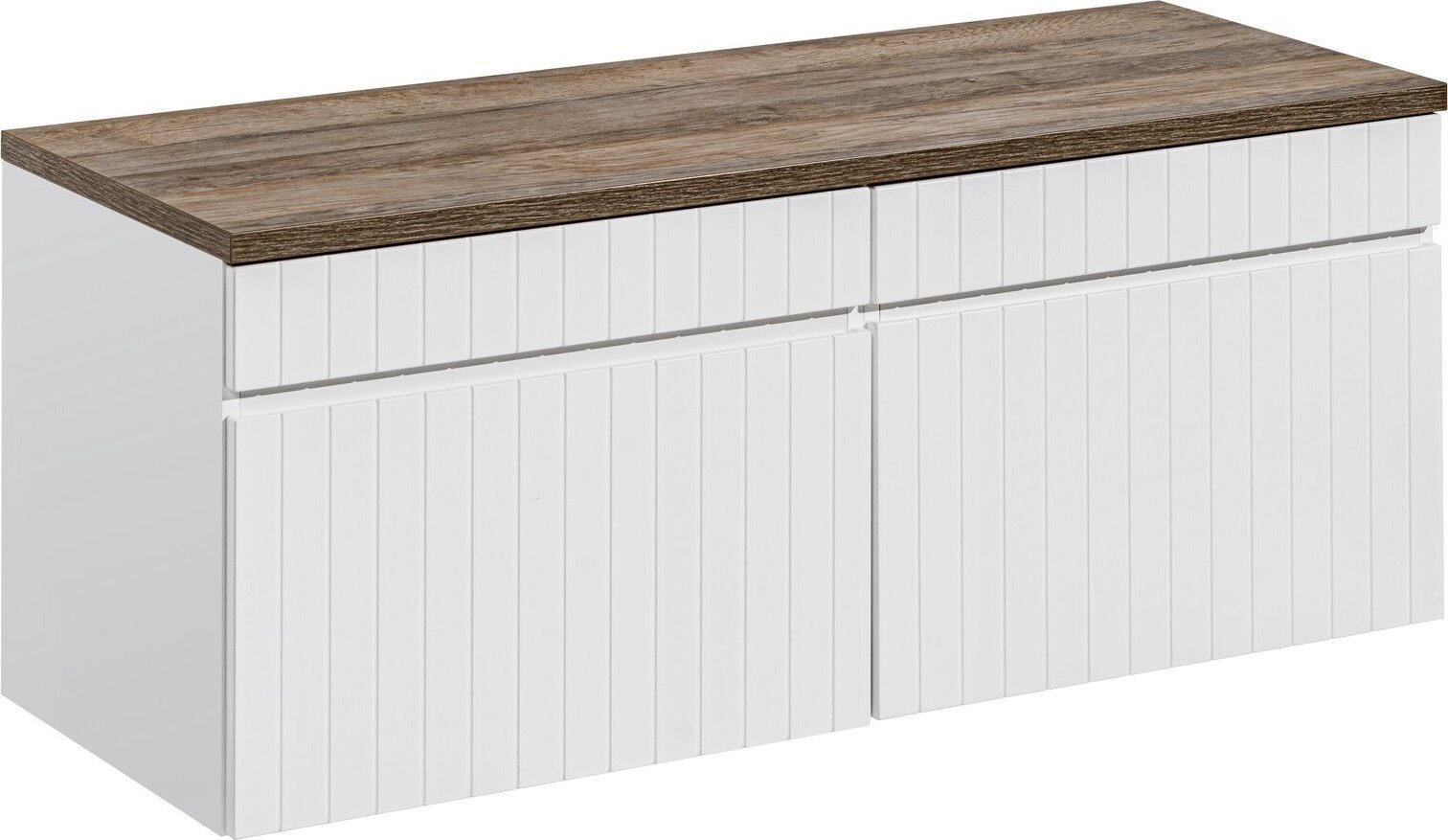 Comad Szafka łazienkowa z blatem, Iconic, 120x46x46 cm, biały, mat