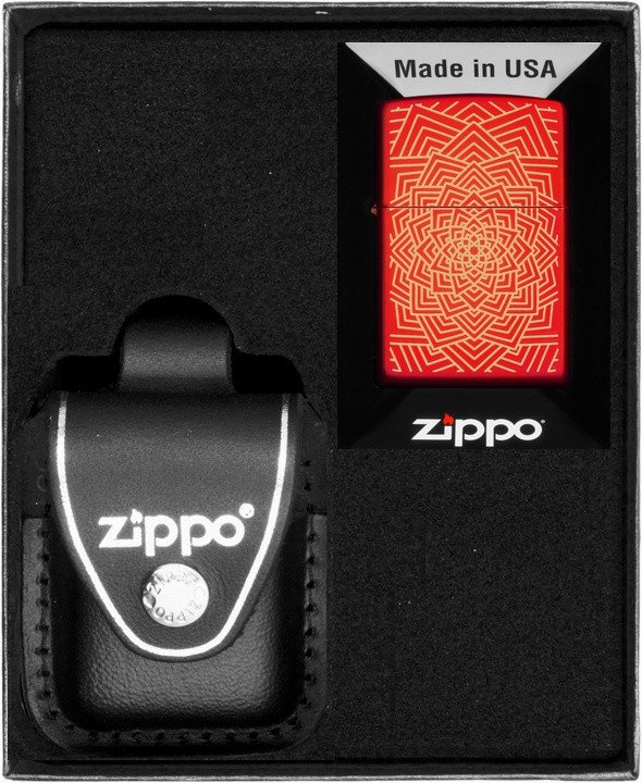 Zestaw ZIPPO Zapalniczka FLOWERING DESIGN Prezentowy No3