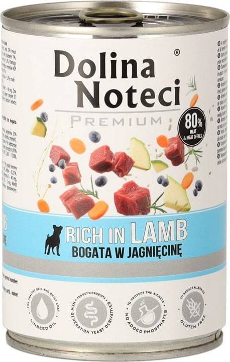 Dolina Noteci Premium z jagnięciną 400g