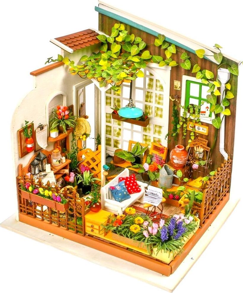 Robotime Technology ROBOTIME Składany Malowany Model Mini Ogród