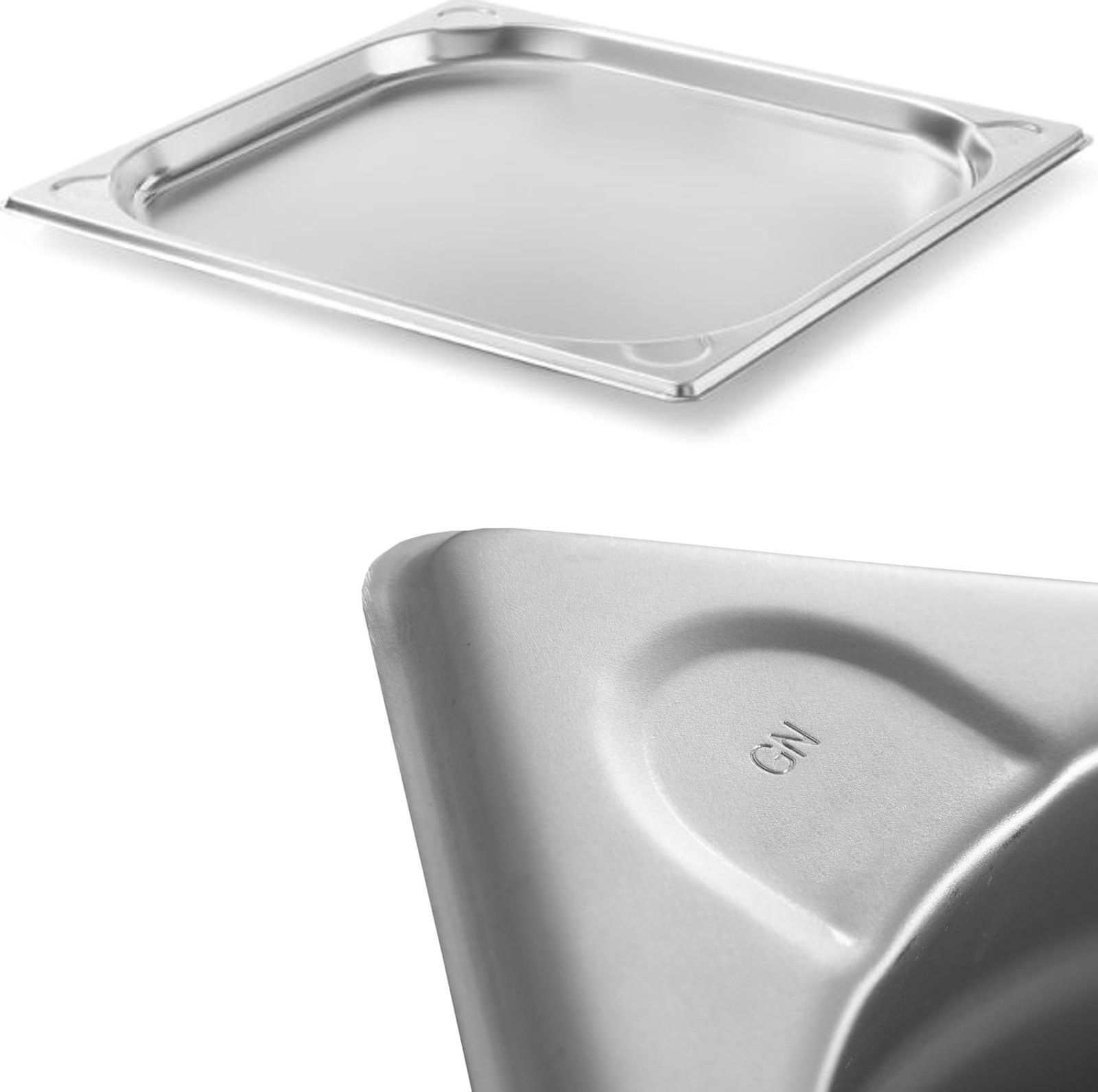 Hendi Pojemnik GN 2/3 stalowy Kitchen Line wys. 20 mm - Hendi 806203 Pojemnik GN 2/3 stalowy Kitchen Line wys. 20 mm - Hendi 806203