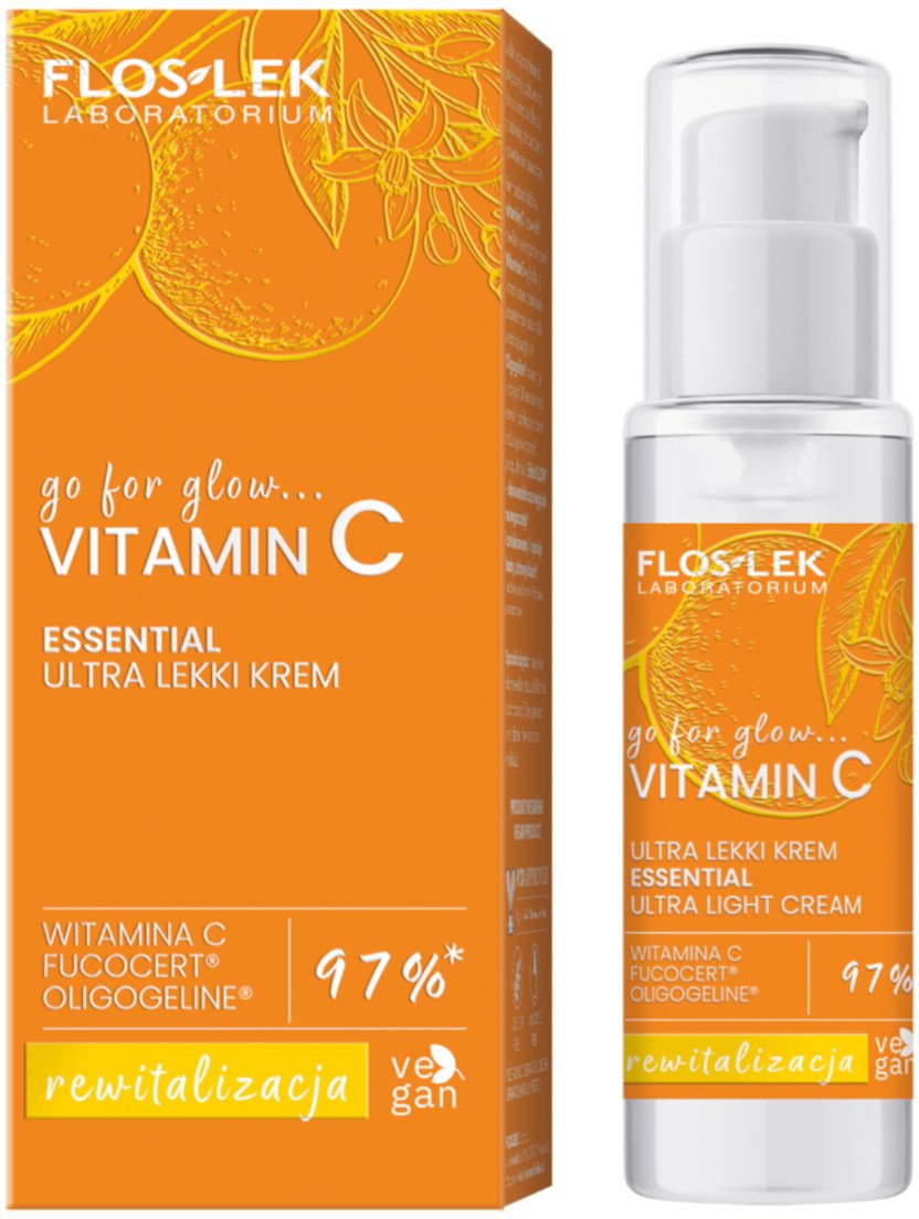 Floslek Go For Glow Vitamin C Ultra lekki krem na dzień i na noc 30ml