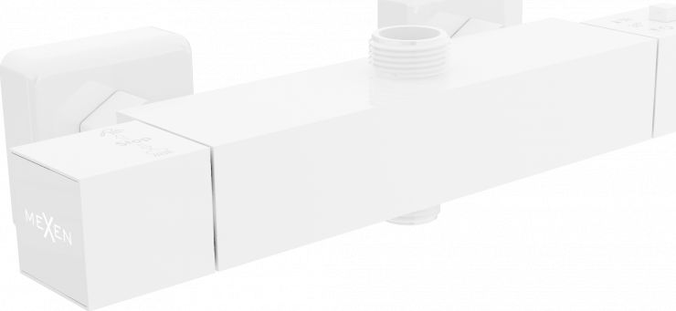 Bateria prysznicowa Mexen Cube biały