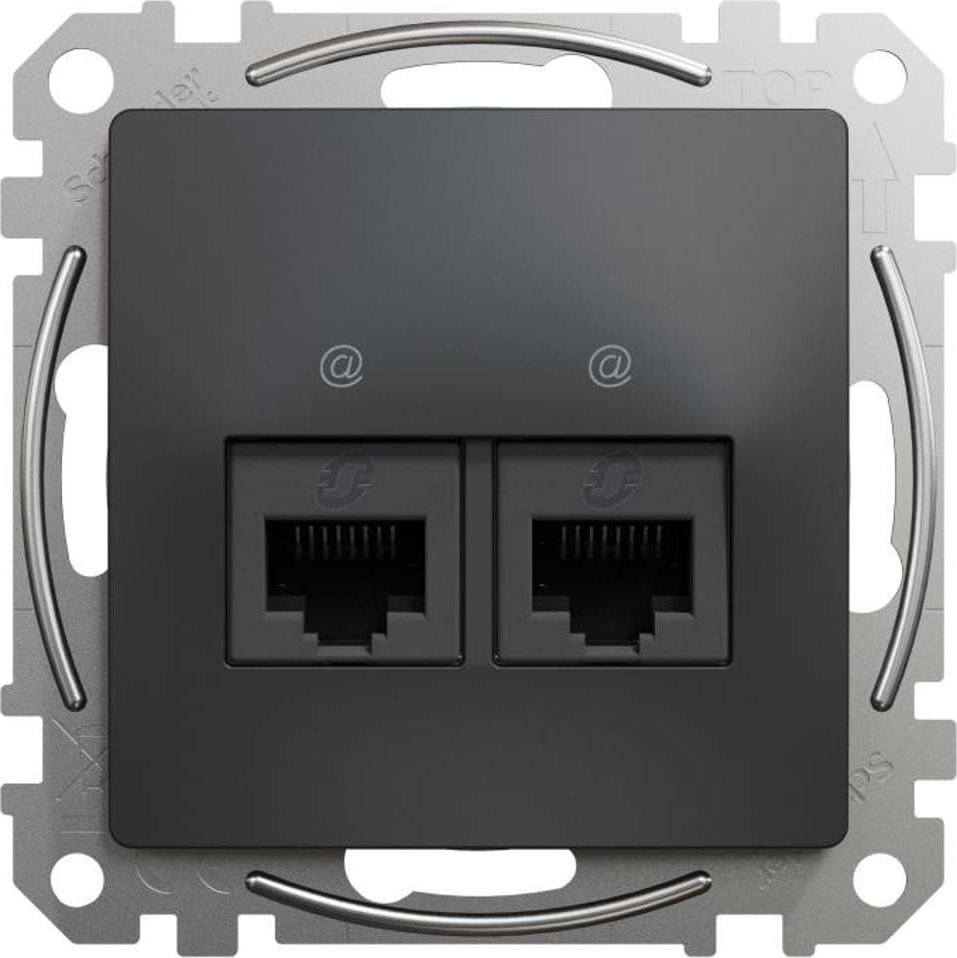 Schneider Electric GN.KOMP.2XRJ45 6UTP CZARNY ANT.SEDNA DES