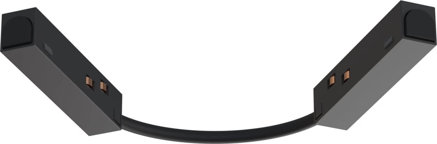 Nowodvorski Łącznik łamany do szyn magnetycznych 10166 wpinany czarny