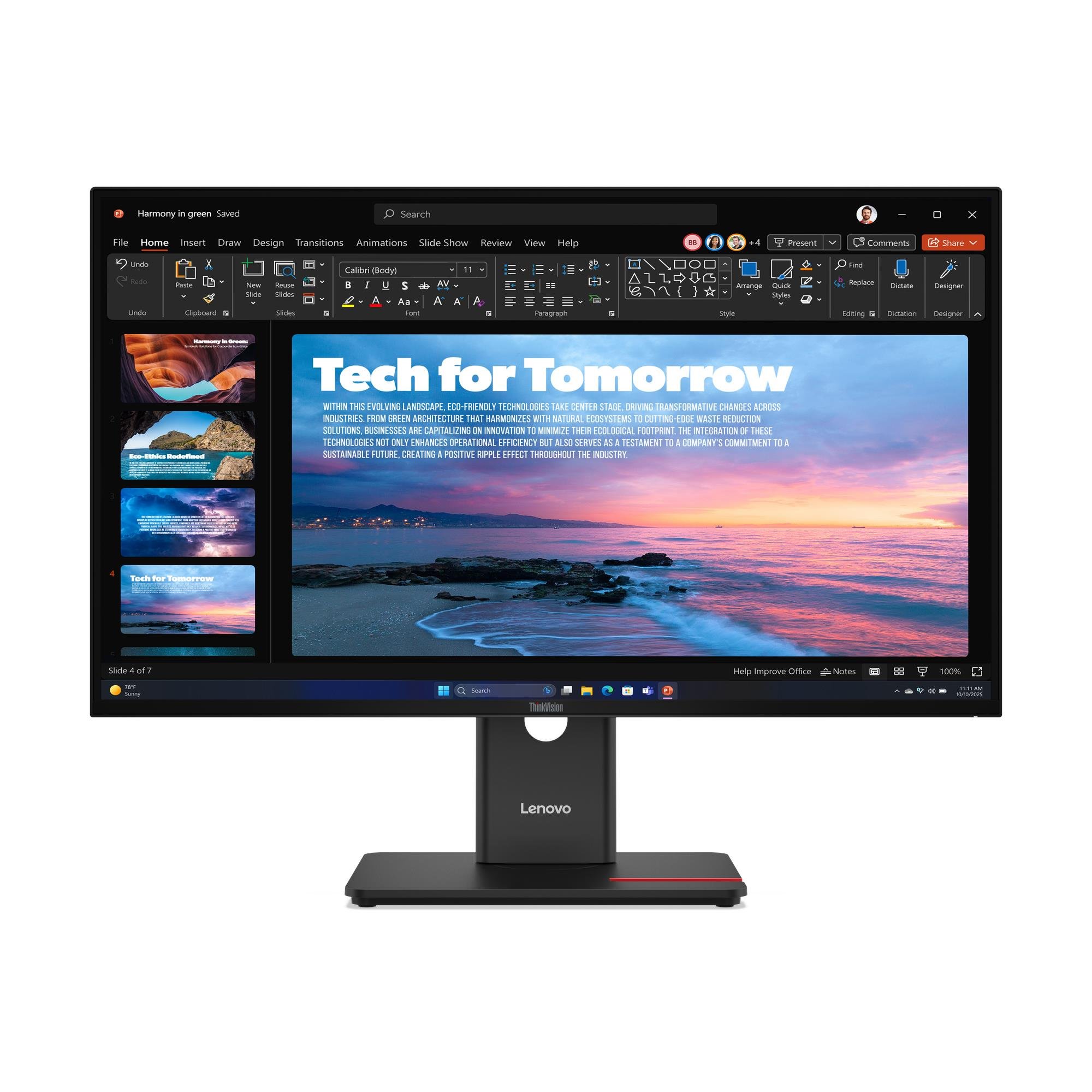 Monitor Lenovo ThinkVision T27QD-40 (64AAZAT2EU)