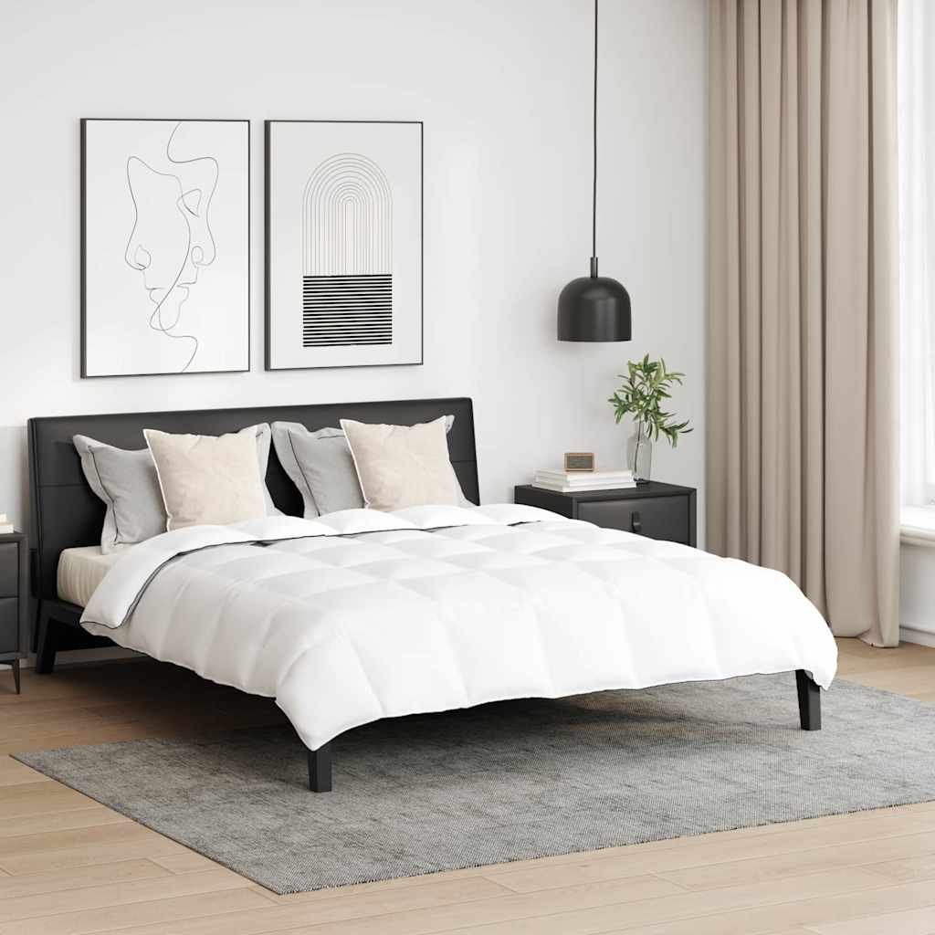 Zestaw kołdry zimowej z poduszką 3 pcs Biały 240 x 220 cm