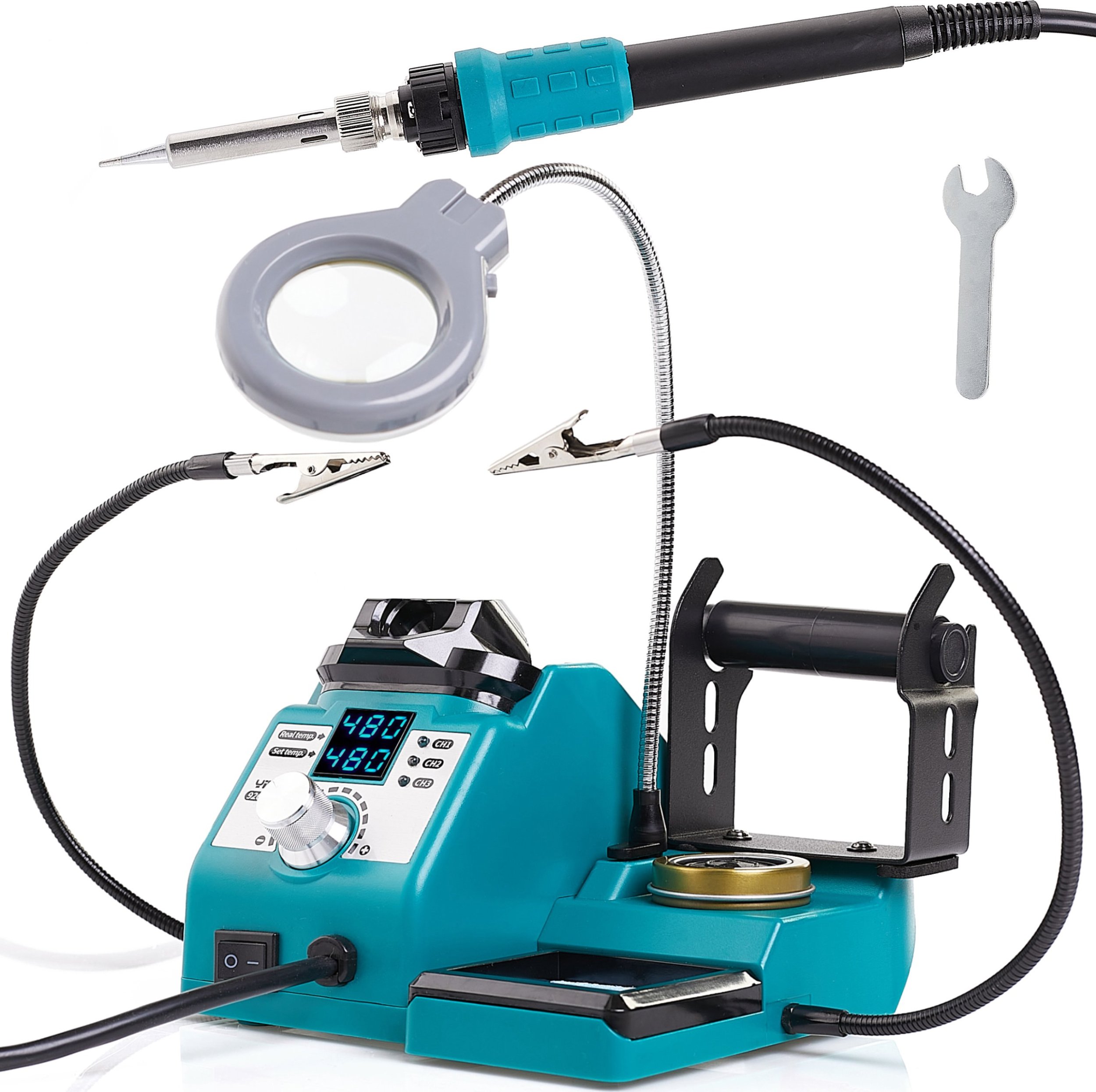 Stacja Lutownicza Grotowa Techrebal Yihua 926 LED IV 130W Lampa Lupa 900M