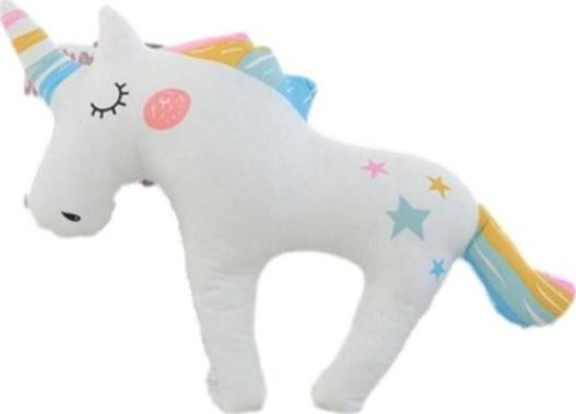 Poduszka kolorowy jednorożec słodki unicorn pluszak maskotka