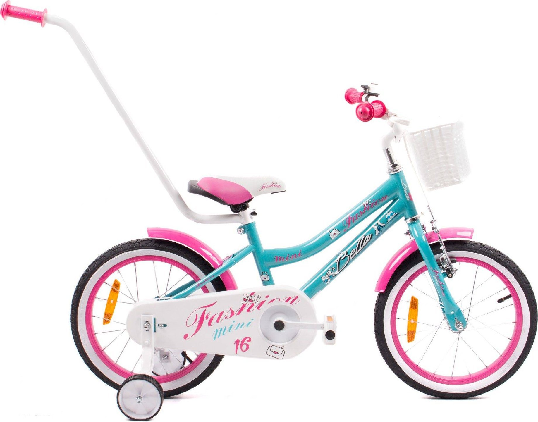 Verso Rower dziecięcy Verso Bella 16" turquoise-pink 8,5"