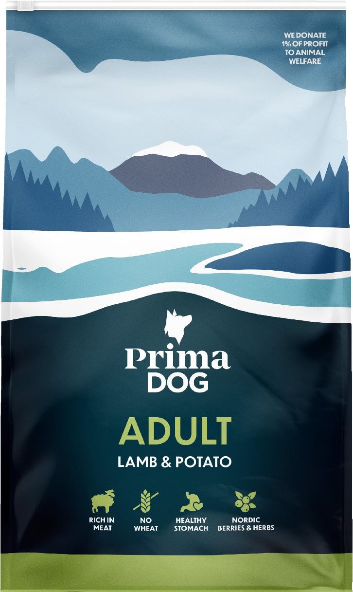 PRIMADOG LAMB-POTATO ADULT DOGS 3 KG