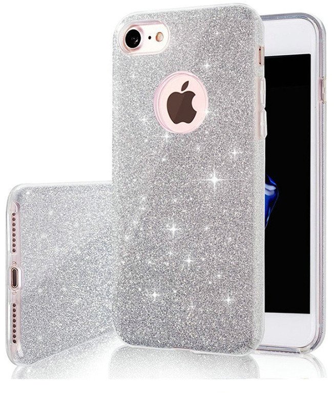 Nakładka Glitter 3w1 do Samsung Galaxy A23 5G srebrna