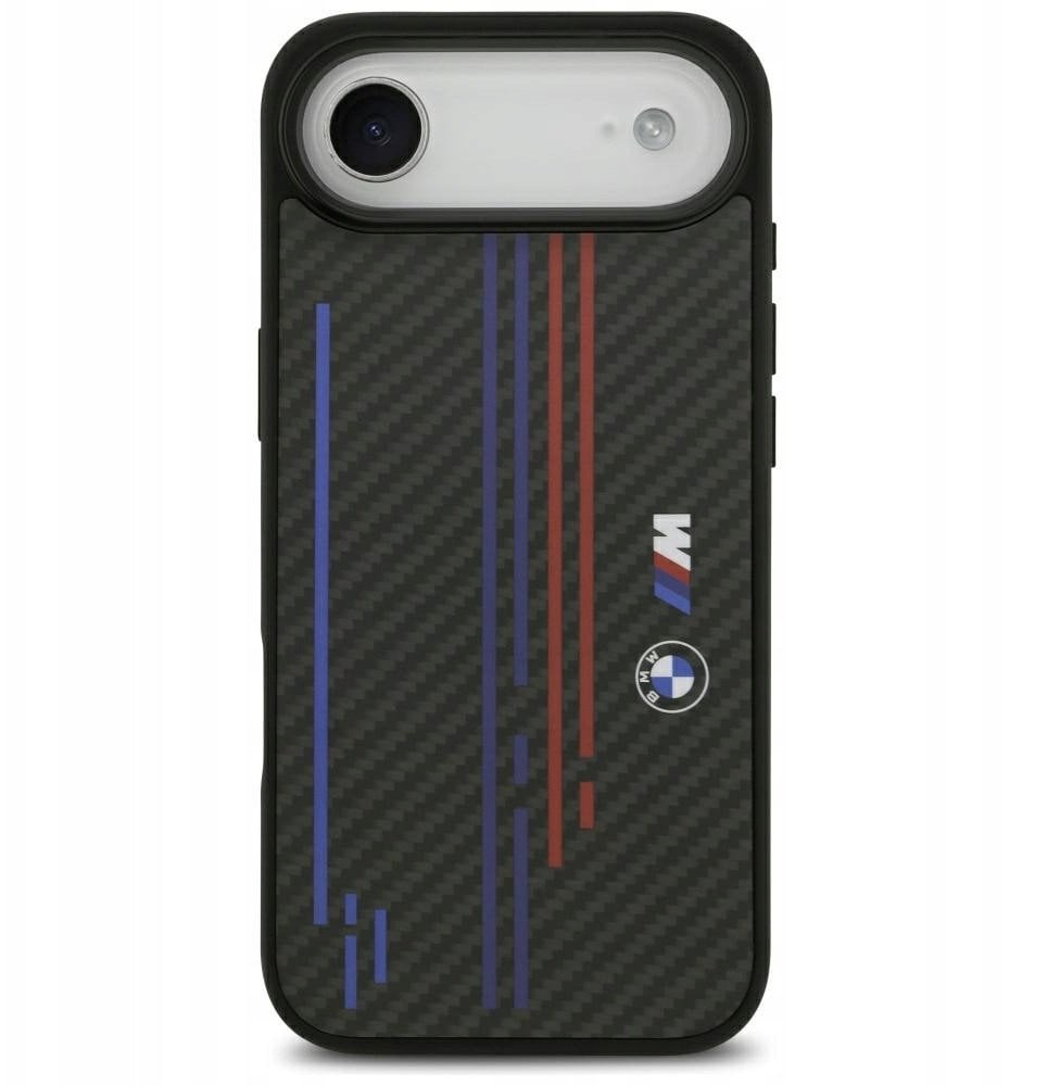 Etui BMW M Kevlar Lines & Logo MagSafe do iPhone Air czarny