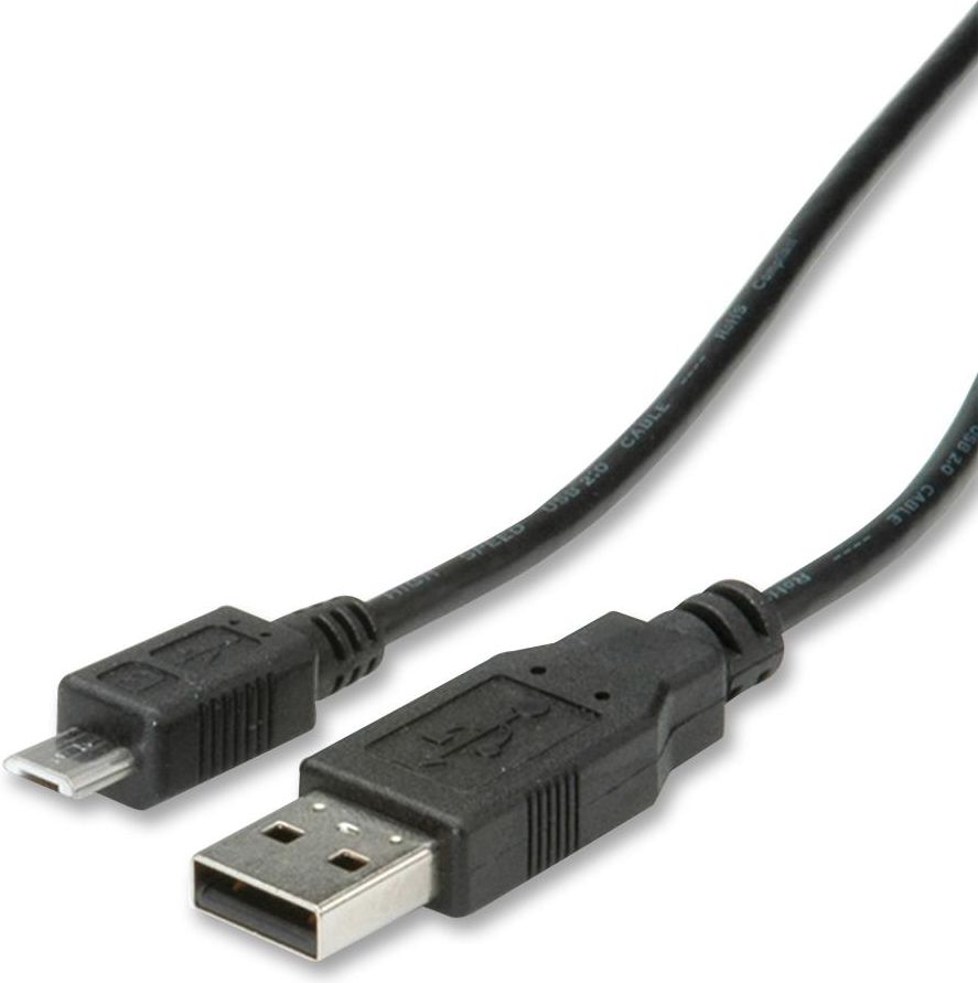 Kabel USB Roline USB-A - 1.8 m Czarny (11.02.8752)