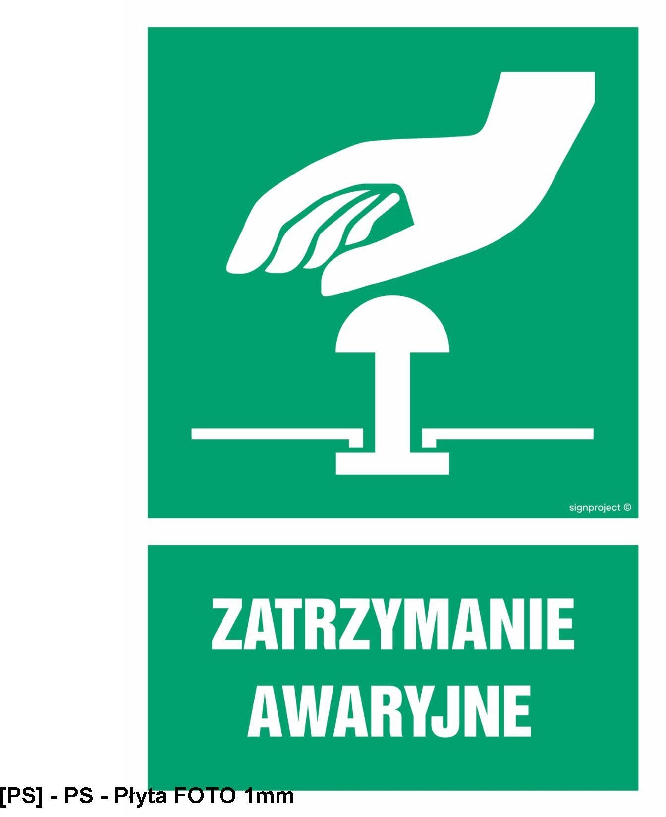 TD Systems GI005 - Zatrzymanie awaryjne 500x750