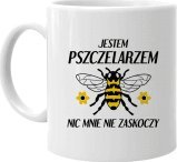 Koszulkowy Jestem pszczelarzem nic mnie nie zaskoczy - kubek z nadrukiem