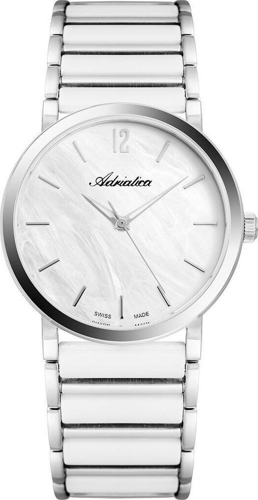 Zegarek Adriatica Zegarek Damski Adriatica na bransolecie A3721.C15FQ - Zegarek Kwarcowy Swiss Made