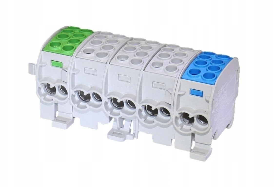 Blok rozdzielczy-odgałęźny Al/Cu SCB 35-5X (80250) SIMBLOCK pięciobiegunowy 35mm2 zie/sza/nie 81507020