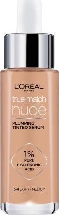 L’Oreal Paris L'OREAL_True Match Serum Nude Plumping Tinted Serum serum w podkładzie 3-4 Light Medium 30ml