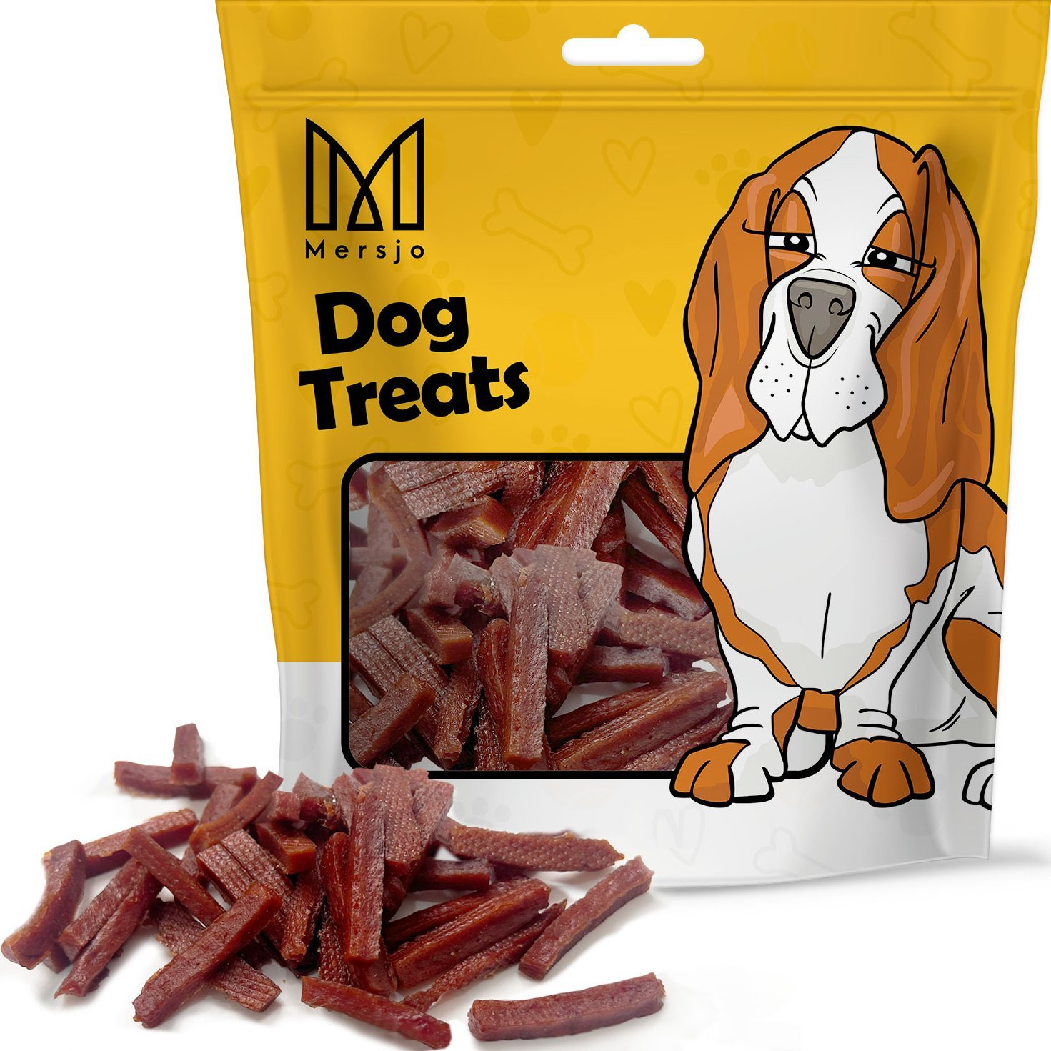 Mersjo Przysmak dla psa - Miękkie paski z jagnięciny Mersjo 200g