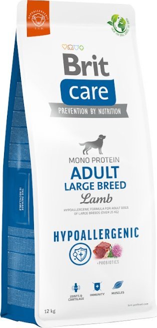 Brit Care Dog Hypoallergenic Adult Large Breed Lamb - 12KG